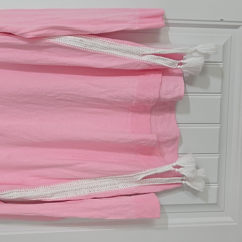 Lilly Pulitzer Damara Coolmax sweater in pink Sz S EUC - Picture 3 of 8